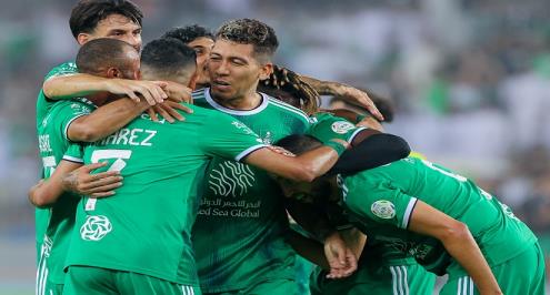 فيرمينو يقود أهلي جدة لمواجهة الزمالك في نهائي كأس دبي للتحدي